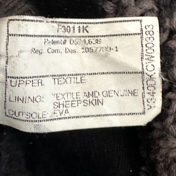 Ugg | Leland Cable Knit Fold Over Boots Y2K | Black | 6 - Picture 10 of 12